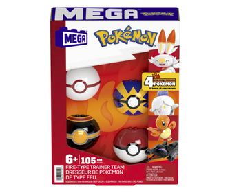 POKEMON MEGA ΣΕΤ 4 ΜΠΑΛΕΣ ΟΜΑΔΑ ΦΩΤΙΑΣ