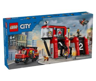 ΣΤΑΘΜΟΣ ΚΑΙ ΠΥΡΟΣΒΕΣΤΙΚΟ ΟΧΗΜΑ LEGO CITY 60414