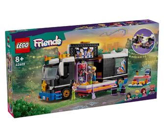 LEGO FRIENDS AUTOCAR DE TURNEU PENTRU STARURI POP 42619