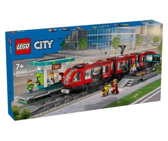 ΣΤΑΘΜΟΣ ΚΑΙ ΤΡΑΜ LEGO CITY ΣΤΟ ΚΕΝΤΡΟ ΤΗΣ ΠΟΛΗΣ 60423