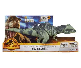 JURASSIC WORLD STRIKE N ROAR DINOZAVER GIGANOTOSAVR