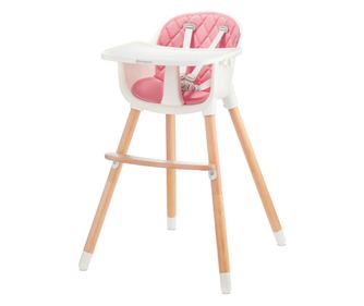 ΚΑΡΕΚΛΑ ΦΑΓΗΤΟΥ KINDERKRAFT SIENNA, 2 ΣΕ 1, ΡΟΖ