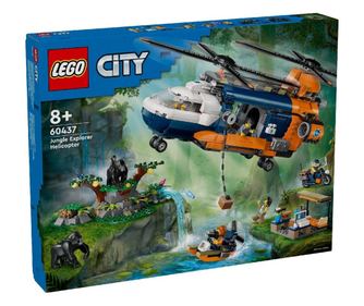LEGO CITY ΕΛΙΚΟΠΤΕΡΟ ΕΞΕΡΕΥΝΗΤΗ ΤΗΣ ΖΟΥΓΚΛΑΣ ΣΤΗ ΒΑΣΙΚΗ ΚΑΤΑΣΚΗΝΩΣΗ 60437