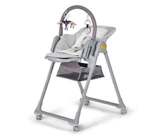 ΚΑΡΕΚΛΑ ΦΑΓΗΤΟΥ KINDERKRAFT LASTREE, 2 ΣΕ 1, ΜΕΤΑΤΡΕΨΙΜΗ, ΓΚΡΙ