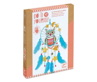 Творческа игра DIY Dreamcatcher бухал, Djeco
