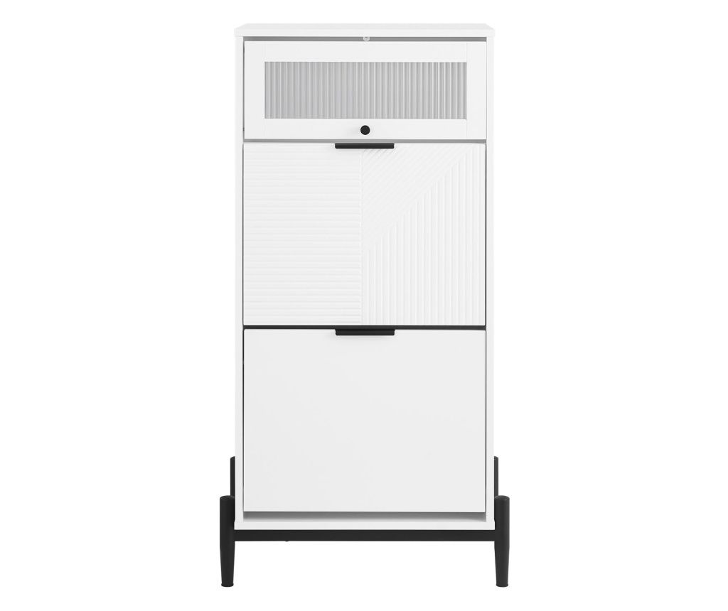 SoBuy, στενό ράφι παπουτσιών, στενό ντουλάπι παπουτσιών, ράφι παπουτσιών εισόδου, FSB95-W