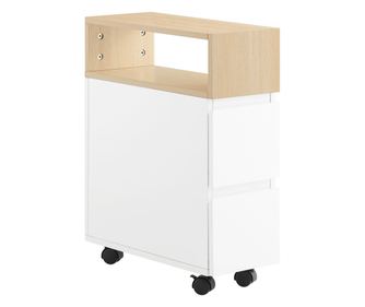 SoBuy niska polica, ormar s kotačima, ploča s kotačima FBT155-WN