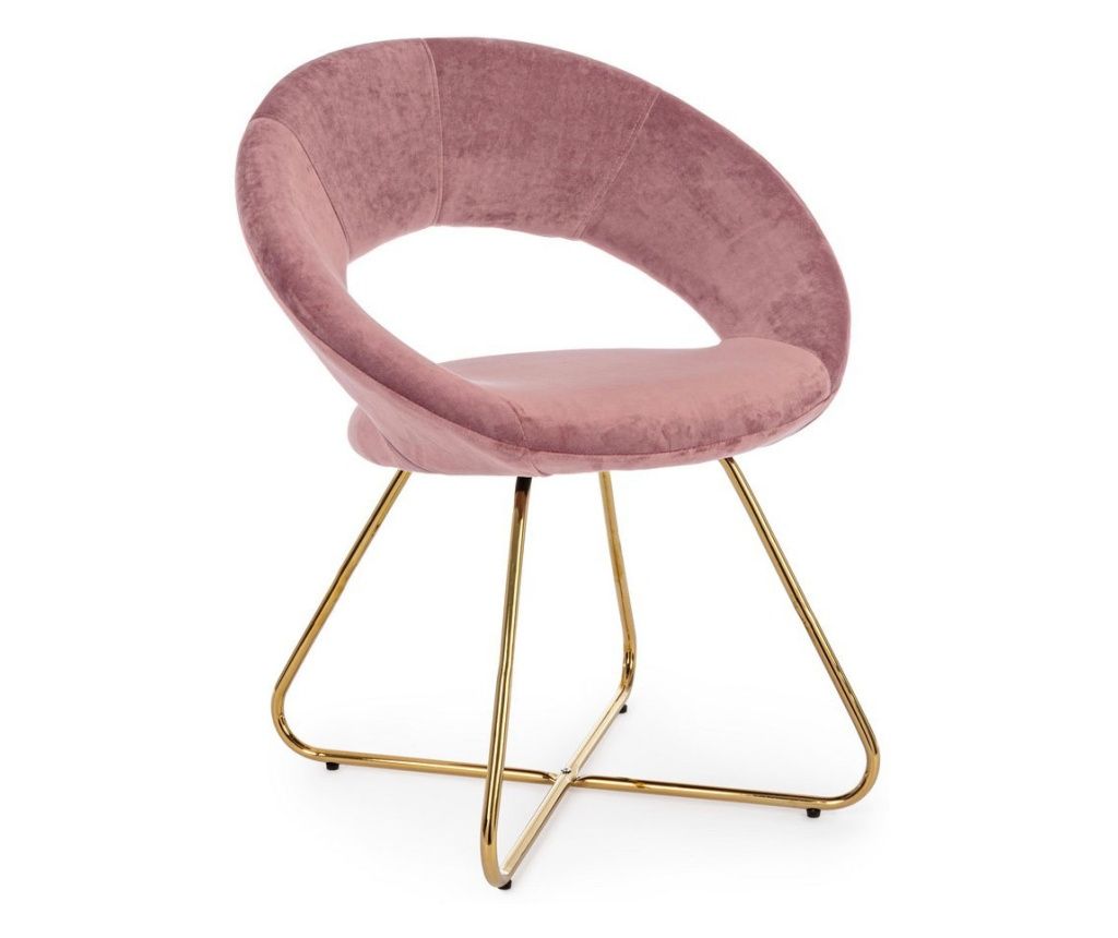 Vanity Gold Pink Armchair Bizzotto