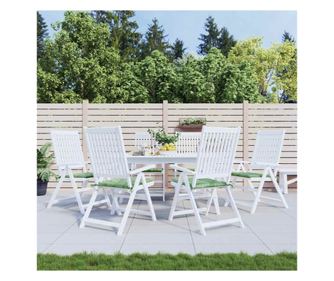 Kert lprna, levlmints, 6 db, 40x40x3 cm, textil