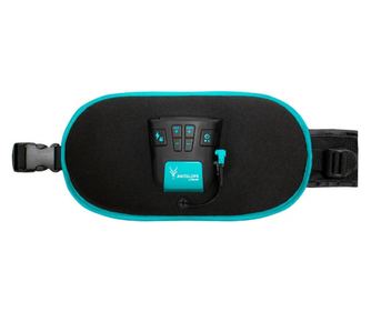 Aparat de masaj Beurer Antelope Corefit II, 9 programe, 40 niveluri, formă ergonomică, EMS, afișaj LCD, negru/albastru