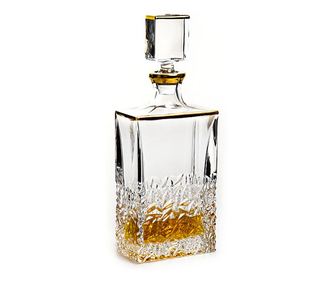 Decantor cristal Bohemia Nicolette Gold 700ml