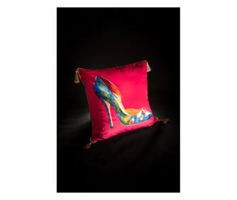 Blazina Elizabeth's seksi visoke pete, modra, 50x20x50 cm