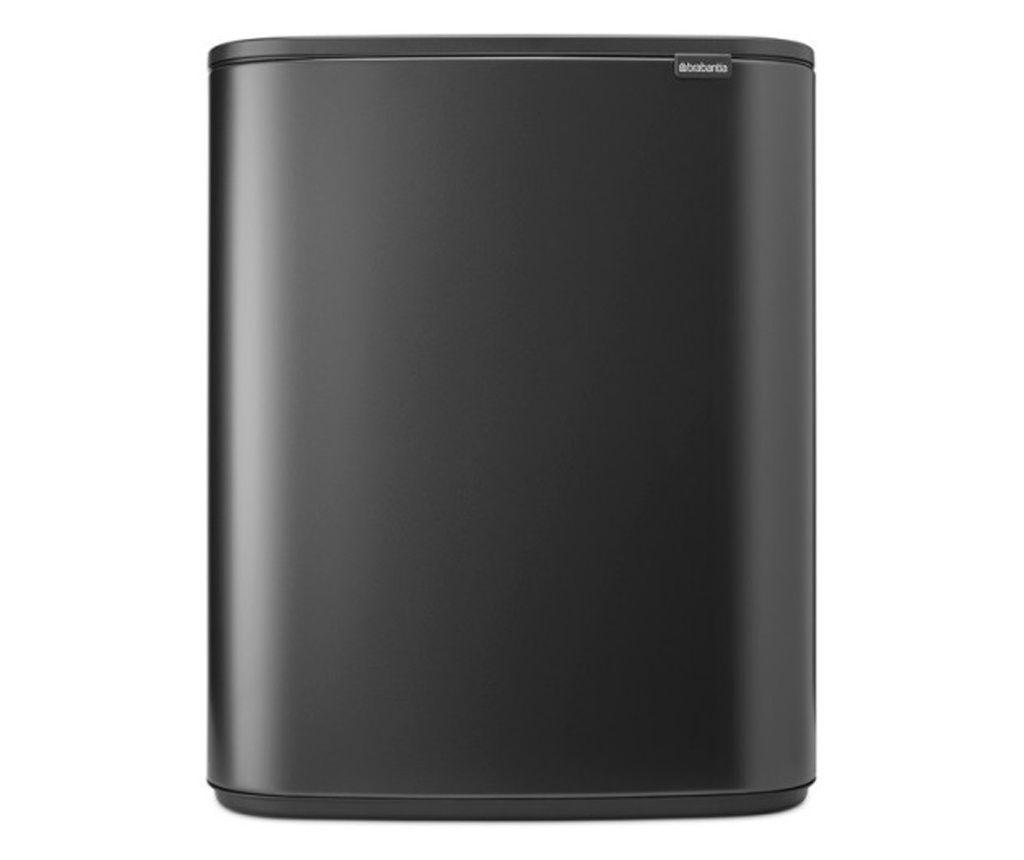 Coș de gunoi Brabantia Bo Touch 1008858, 60 l, Deschidere lină și silențioasă, Deschidere mare, Gri