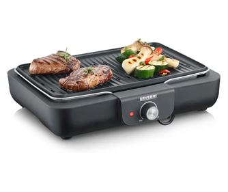 Severin Elektromos Grill, S8556, 2300 W, Fekete