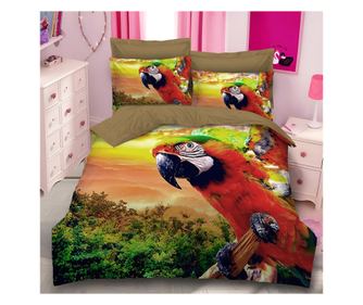 Двулицево спално бельо EmonaMall, 6 части (Реално Изображение) - Модел S13981