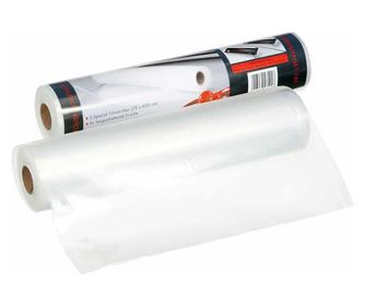 Gastroback 2 tekercs dombornyomott fólia készlet vákuumozáshoz, 46101, univerzális, 28 x 600 cm, bármilyen vákuumozóval kompatib