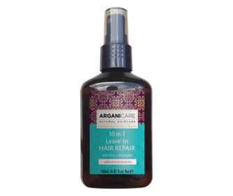 Spray reparator 10 in 1 fara clatire cu ulei de argan si unt de shea, Arganicare, 150 ml