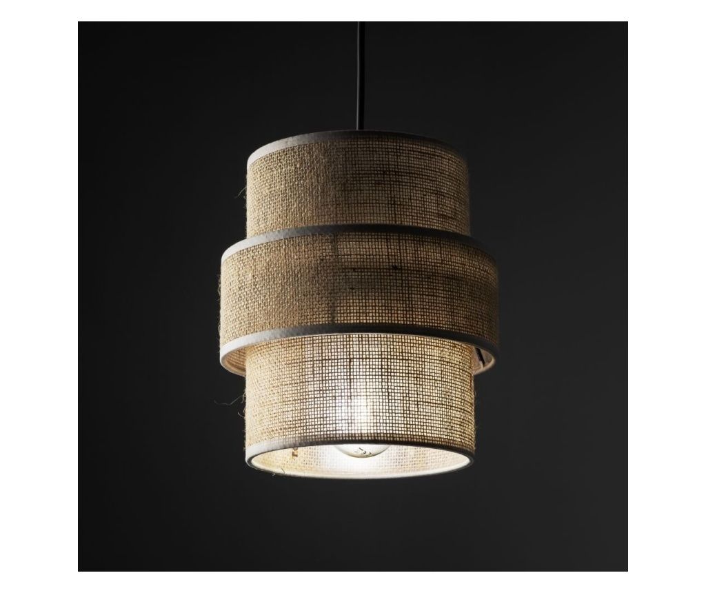 TK Lighting Calisto 5401 lampa wisząca zwis 1x15W E27 juta/czarna