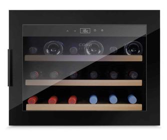 Racitor de vinuri, 18 sticle, Caso Germany, WineSafe 18 EB, negru