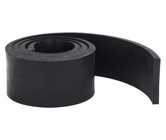 vidaXL Margine de cauciuc pentru plug de zăpadă negru 150x10x1 cm