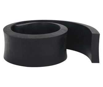 vidaXL Margine de cauciuc pentru plug de zăpadă negru 100x10x2 cm