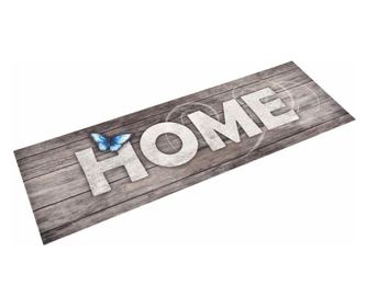vidaXL Covoraș bucătărie, lavabil, imprimeu Home, 60x180 cm