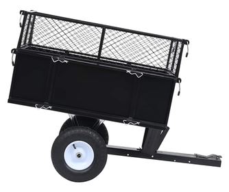 vidaXL Remorcă basculantă mașină de tuns iarba, încărcătură 150 kg