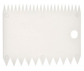 Set 3 raclete patiserie Koopman, plastic, 12x8 cm, alb