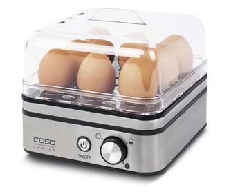 Tojásbojler Caso Germany, E9, kapacitás 8 tojás, 3 főzési program, időzítő, világító be/ki forgókapcsoló, végjelző, BPA-mentes,