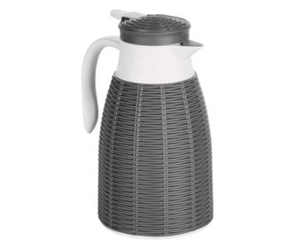 Excellent Houseware termokancsó, hőálló üveg/polipropilén, 15x26,5 cm, szürke