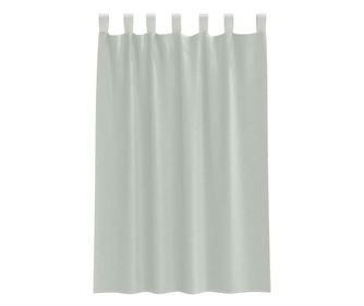 vidaXL Perdele Voile cu Bucle 2 buc Gri deschis 140x175 cm