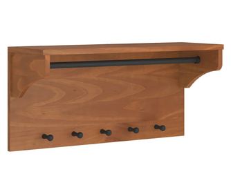 vidaXL Suport pentru haine "SANDNES" 87x30x42 cm, lemn masiv de pin