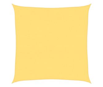 vidaXL Pânză parasolar, bej, 5x5 m, HDPE, 160 g/m²