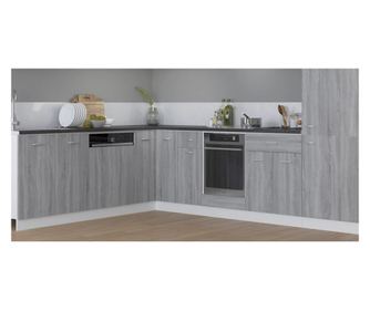 Konyhai szekrny, szrke sonoma, 75,5x75,5x80,5 cm faforgcslap