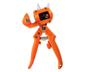 Mercaton škare za cijepljenje vrta, giljotinski tip, za vinovu lozu i voćke, narančaste