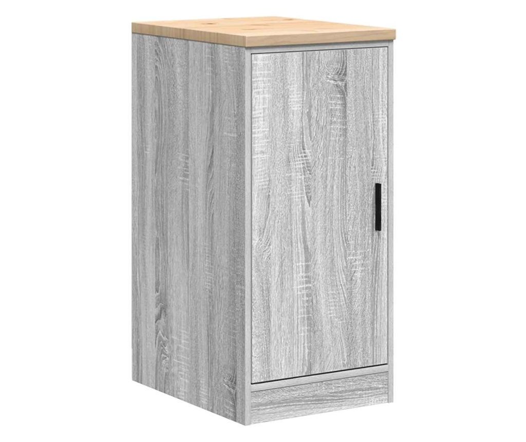 vidaXL Dulap depozitare garaj gri Sonoma 40x51x85 cm lemn masiv de pin