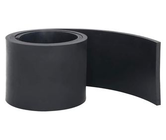 vidaXL Margine de cauciuc pentru plug de zăpadă negru 180x15x1 cm