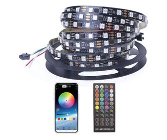 Smart LED traka, Mercaton, za ambijentalno osvjetljenje TV-a s dijagonalom između 32"- 42", 30 LED dioda po metru, IR daljinski