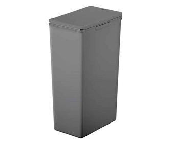 EKO moduláris hulladékgyűjtő, Morandi Touch, űrtartalom 40 l, hangtalan fedél nyitás/zárás, kompakt kivitel, szürke