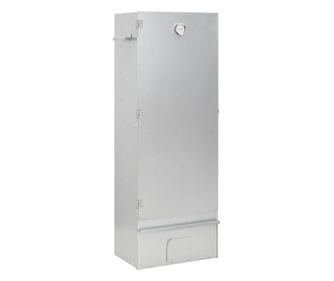 vidaXL Afumătoare grătar cu masă, oțel galvanizat