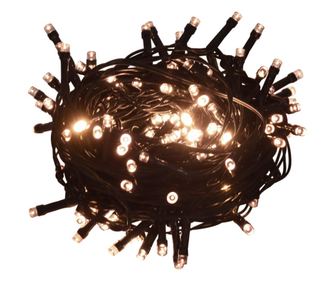Svjetlosni niz s 400 LED dioda, toplo bijelo, 40 m, 8 efekata