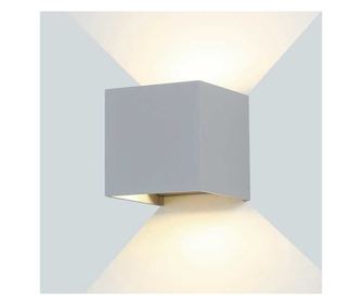 Corp led exterior 2x3W, unghi lumina reglabil, gri, lumina naturala(4000 K), Optonica