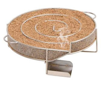 vidaXL Generator de fum rece, 19,5 cm, oțel inoxidabil, rotund