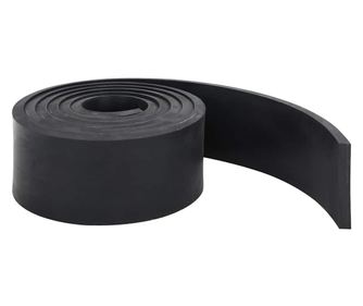 vidaXL Margine de cauciuc pentru plug de zăpadă negru 250x8x1 cm