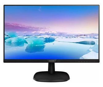 Монитор Philips, 273V7QJAB/00, 27" IPS WLED, 1920x1080@75Hz, 4ms GTG, 250cd/m2, 1000:1, DCR 10M:1, FlickerFree, Low Blue Mode, 2
