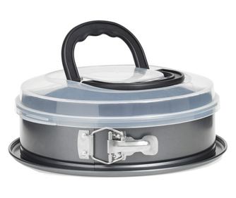 Форма за сладкиши Secret de Gourmet, С SG капак, Незалепваща, Карбонова стомана/PTFE, 26 x 7,5 см