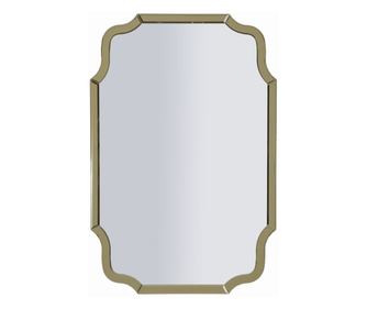 Zidno ogledalo Istanbul zlatno 60x1x90 cm (unutarnja veličina ogledala 54x84,5 cm)