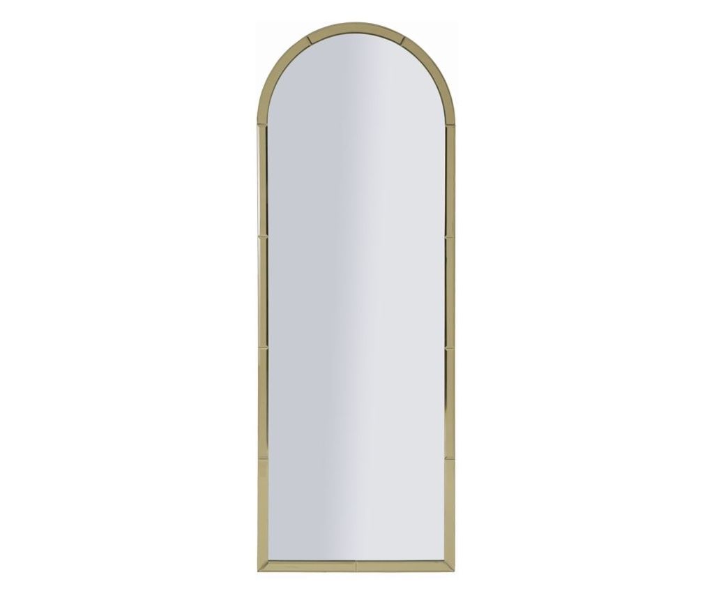 BAKU GOLD WALL MIRROR CM 55X2X150 ( INSIDE MIRROR SIZE  CM 49X144)