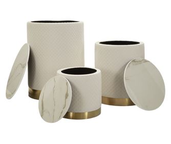 Razstavni set z omarico 3 kos ø 60x80-50x60-40x40 cm