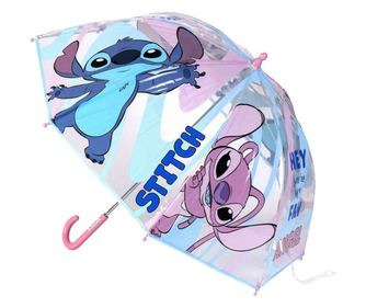 Disney Lilo és Stitch, A csillagkutya Angel gyerek átlátszó esernyő Ø71 cm